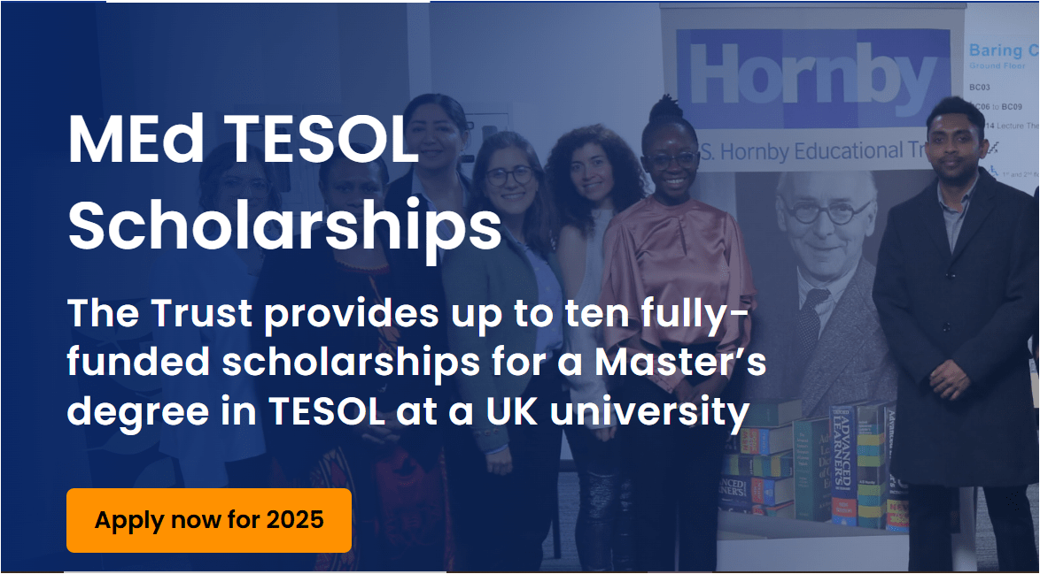 Hornby Scholarships: Empowering English Teachers&nbsp;Worldwide